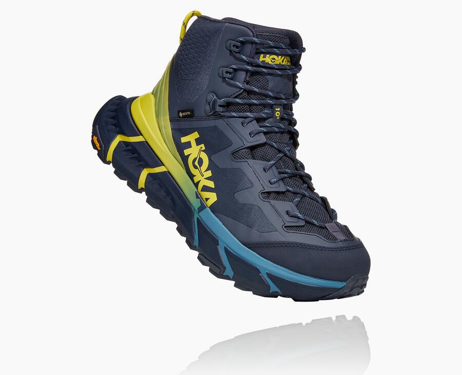 Sapatilhas Hoka One One Masculino Azuis - Tennine Hike Gore-Tex - 214-HJAYQX